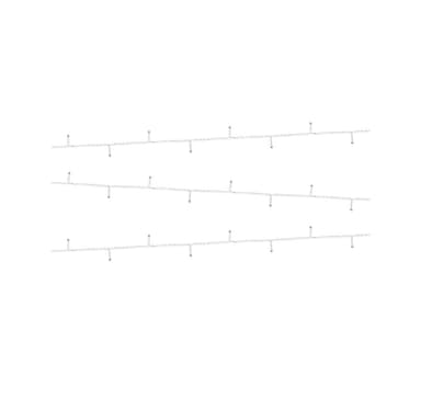 Krans med LED-lys 10m