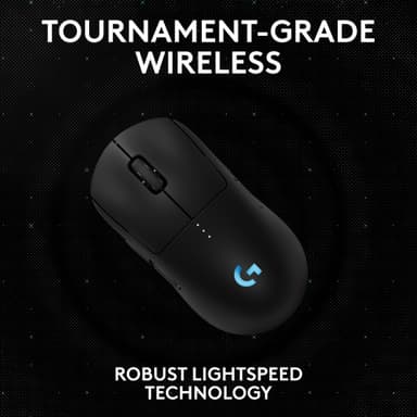 Logitech G PRO 2 LIGHTSPEED gamingmus (sort)