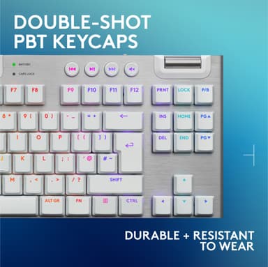 Logitech G915 X Lightspeed TKL Wireless Tactile gamingtastatur (hvit)