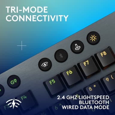 Logitech G915 X Lightspeed Wireless Clicky gamingtastatur (sort)