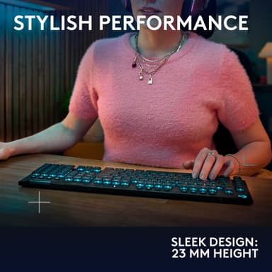 Logitech G915 X Lightspeed Wireless Clicky gamingtastatur (sort)