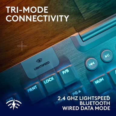 Logitech G915 X Lightspeed Wireless Tactile gamingtastatur (hvit)