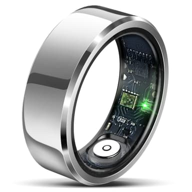 React Smart Ring Lys, sølv - 10