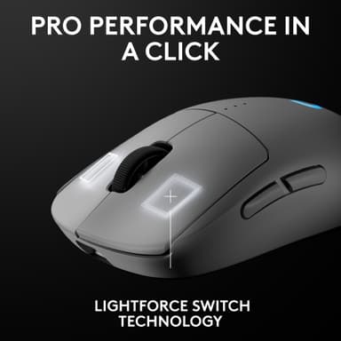 Logitech G PRO 2 LIGHTSPEED gamingmus (hvit)