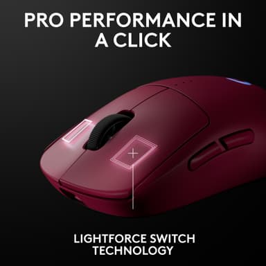 Logitech G PRO 2 LIGHTSPEED gamingmus (rosa)
