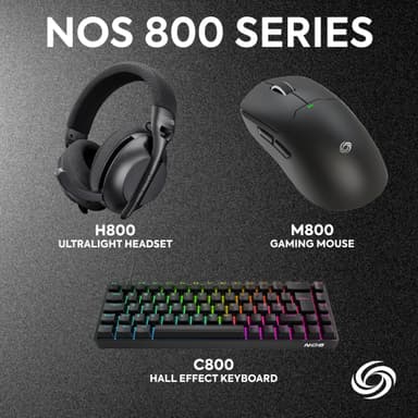 NOS H-800 trådløst gaming headset