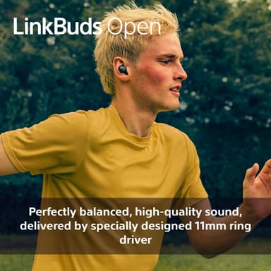 Sony LinkBuds Open helt trådløse in-ear hodetelefoner (hvit)