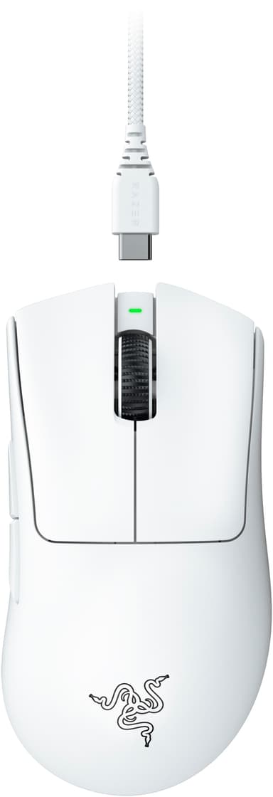 Razer DeathAdder V3 Pro trådløs gamingmus (hvit)
