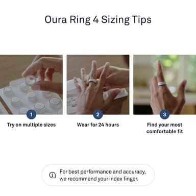 Oura Ring 4 størrelsessett