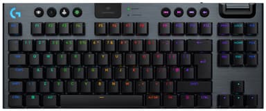 Logitech G915 X Lightspeed TKL Wireless Clicky gamingtastatur (sort)