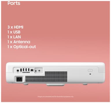 Samsung LSP9T The Premiere Smart 4K UHD Triple laserprojektor