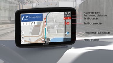 TomTom GO Professional 6" GPS (sort)