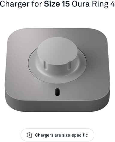 Oura Ring 4 lader (størrelse 15)