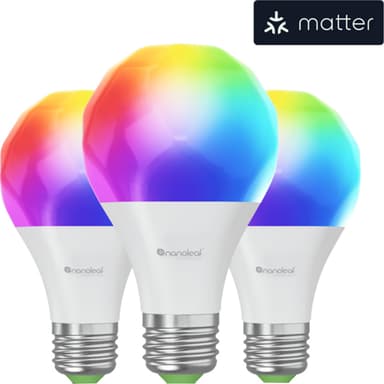 Nanoleaf Essentials Matter smart LED-pære 9W E27 (3-pk)