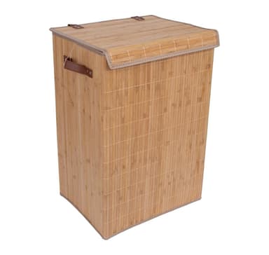 Skittentøyskurv MAX BAMBOO 40x30xH60cm, med lokk