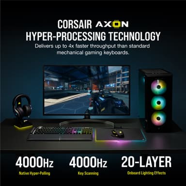 Corsair K100 RGB gamingtastatur