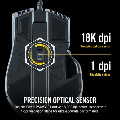 Corsair Ironclaw RGB gamingmus (sort)