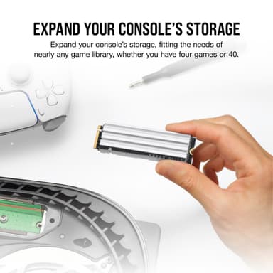 Corsair MP600 ELITE SSD oppgraderingsmodul for PS5 (2TB)