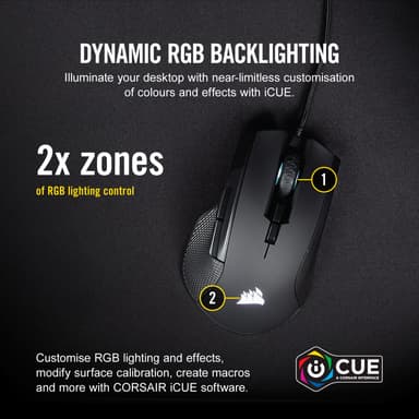 Corsair Ironclaw RGB gamingmus (sort)