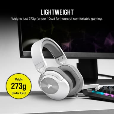 Corsair HS55 stereo gaming headset (hvit)
