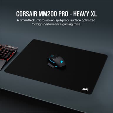 Corsair MM200 Pro musematte til gaming (XL)