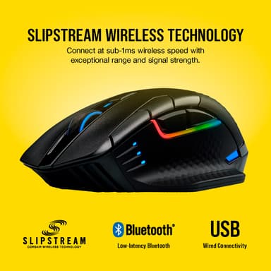 Corsair Dark Core Pro RGB trådløs gamingmus