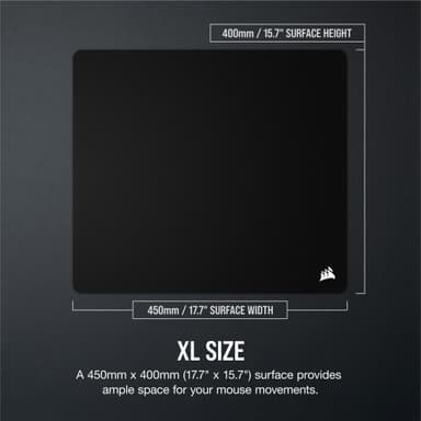 Corsair MM200 Pro musematte til gaming (XL)