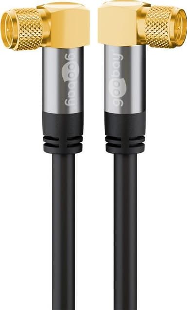 Goobay SAT -antennekabel (135 dB), 4x skjermet