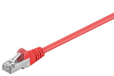 CAT 5e patchkabel, F/UTP, rød