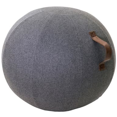 JobOut Balanseball Design, Stoff, Mørk grå