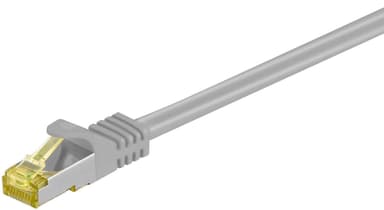 Goobay RJ45 patchkabel CAT 6A S/FTP (PiMF), 500 MHz, med CAT 7 råkabel, grå