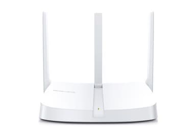Mercusys Wireless N Router MW305R 802.11n, 300 Mbit/s, 10/100 Mbit/s, Ethernet LAN (RJ-45) porter 3, Antennetype 3xFixed, Hvit
