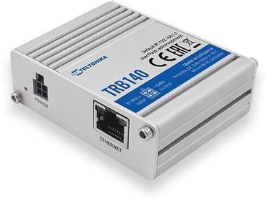 Teltonika TRB140 LTE -ruter: Ingen WiFi, 4G, SIM, Enthernet -port, Micro USB Teltonika