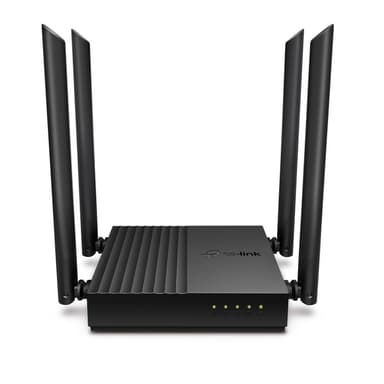 TP-LINK AC1200 Trådløs MU-MIMO Wi-Fi-ruter Archer C64 802.11ac, 867+400 Mbit/s, Ethernet LAN (RJ-45) porter 4, MU-MiMO Ja, Antennetype 4 x Fast