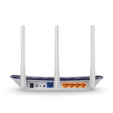 TP-LINK AC750 trådløs dobbeltbåndsruter EC120-F5 802.11ac, 433+300 Mbit/s, 10/100 Mbit/s, Ethernet LAN (RJ-45) porter 4, Antennetype 3xExternal