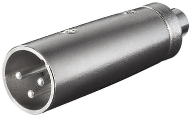 Goobay XLR-adapter  RCA hunn til XLR hann