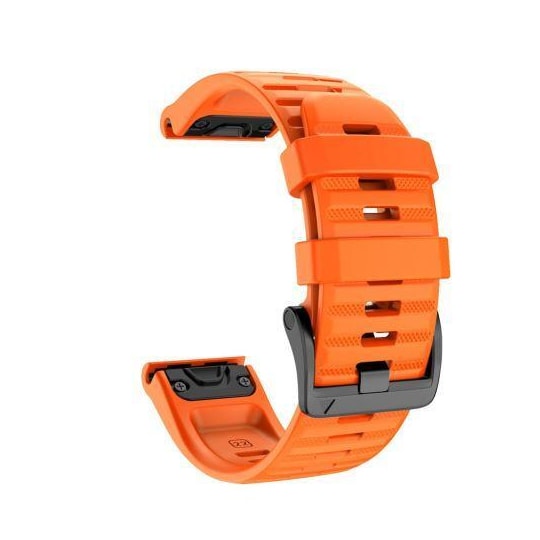 Garmin Fenix / Forerunner / Approach armbånd silikon oransje