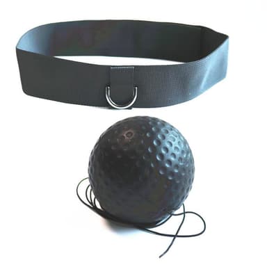 Boxball med pannebånd 2 deler Sort