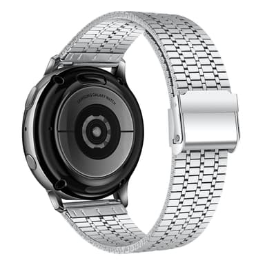 Samsung smartklokke armbånd 20 mm rustfritt stål Sølv