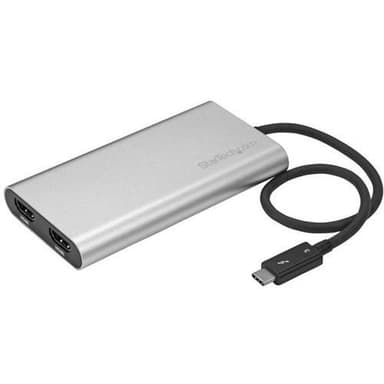 StarTech.com Thunderbolt 3 til dobbel HDMI -adapter - 4k 30 Hz - bare kompatibel