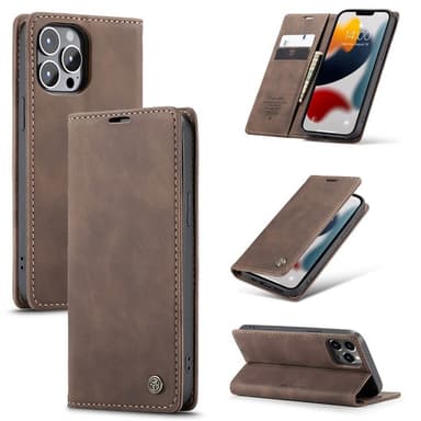 CaseMe Smart FlipCase Apple iPhone 13 Pro Max  - Kaffe