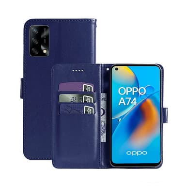 Lommebokdeksel 3-kort Oppo A74 4G  - Mørke blå