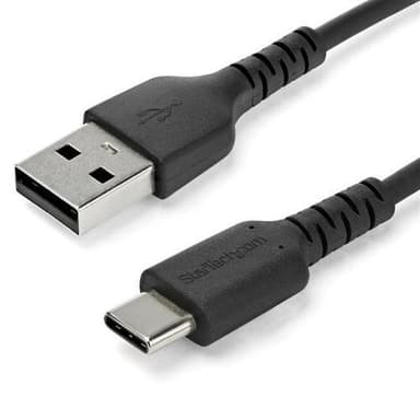StarTech.com RUSB2AC1MB, 1 m, USB A, USB C, USB 2.0, 480 Mbit/s, Svart