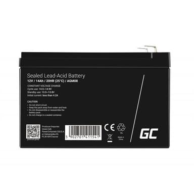 Green Cell AGM Batteri 12V 14Ah