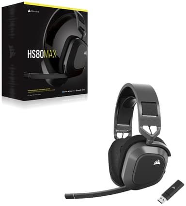 Corsair HS80 Max trådløst gamingheadset (grå)