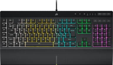 Corsair K55 RGB PRO gamingtastatur (nordisk oppsett)