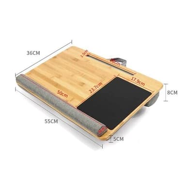 Laptopbord for kneet 55x36.6cm