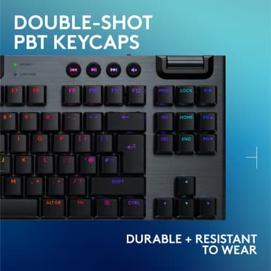 Logitech G915 X Lightspeed TKL Wireless Linear gamingtastatur (sort)