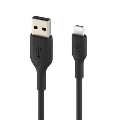 Belkin USB-A til Lightning, svart (2m)