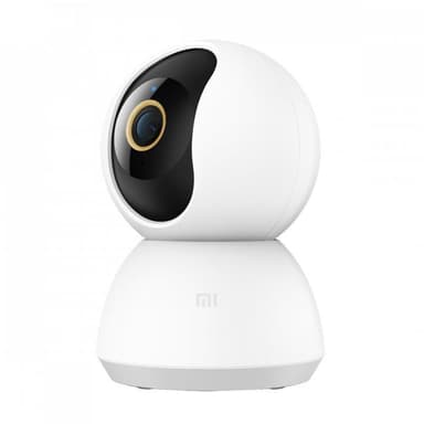 Xiaomi Mi 360 ° Home Security Camera 2K Fullkryptert dataoverføring  AES-128-kryptering via skyen  , H.265, Micro SD, Max. 32 GB, 110 °, Veggfeste